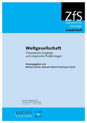 Cover image for Weltgesellschaft