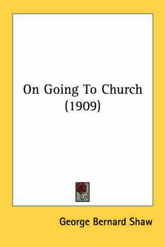 Cover image for On Going to Church (1909)