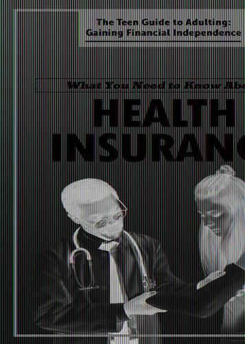 What You Need to Know about Health Insurance