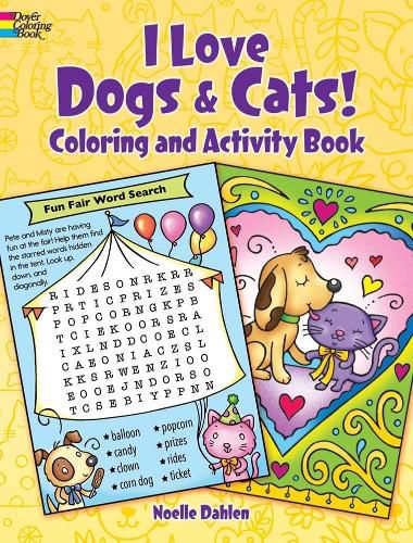 Cover image for I Love Dogs & Cats! Activity & Coloring Book