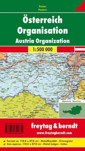 Cover image for Organization Map Provided with Metal Ledges/Tube 1:500 000