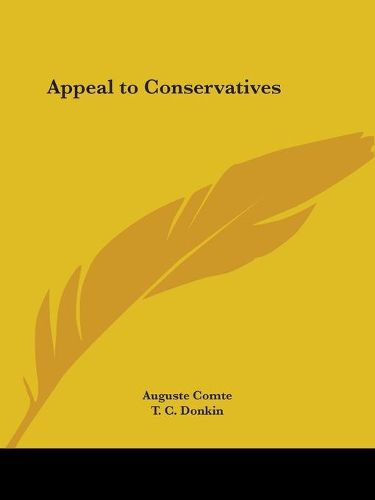 Cover image for Appeal to Conservatives (1889)