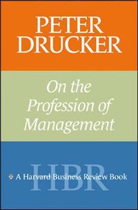 Cover image for Peter Drucker on the Profession of Management