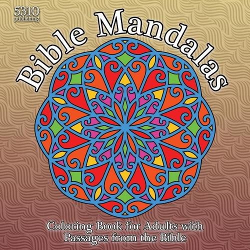 Cover image for Bible Mandalas: Coloring Book for Adults with Passages from the Bible