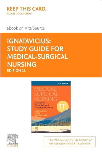 Cover image for Study Guide for Medical-Surgical Nursing - Elsevier eBook on Vitalsource (Retail Access Card)