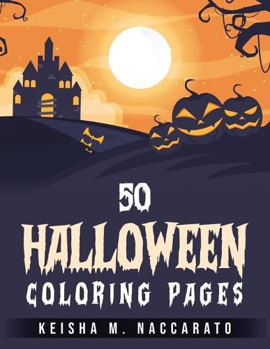 Cover image for 50 Halloween Coloring Pages