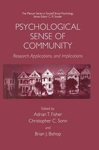 Cover image for Psychological Sense of Community: Research, Applications, and Implications