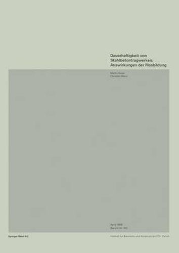Cover image for Dauerhaftigkeit Von Stahlbetonwerken; Auswirkungen Der Rissbildung