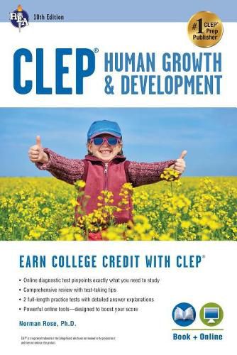 Cover image for Clep(r) Human Growth & Development, 10th Ed., Book + Online