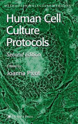 Cover image for Human Cell Culture Protocols