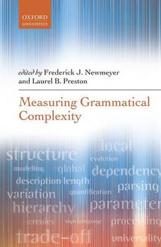 Cover image for Measuring Grammatical Complexity