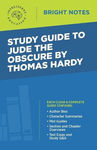 Cover image for Study Guide to Jude the Obscure by Thomas Hardy