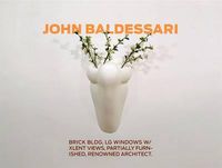 Cover image for John Baldessari: Brick Bldg, Lg Windows W/xlent Views, Partially Furnished, Renowned Architect