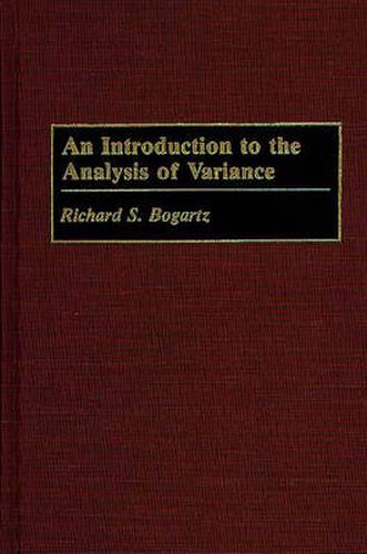 Cover image for An Introduction to the Analysis of Variance