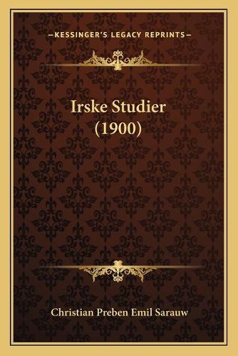 Cover image for Irske Studier (1900)