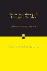 Cover image for Harms and Wrongs in Epistemic Practice