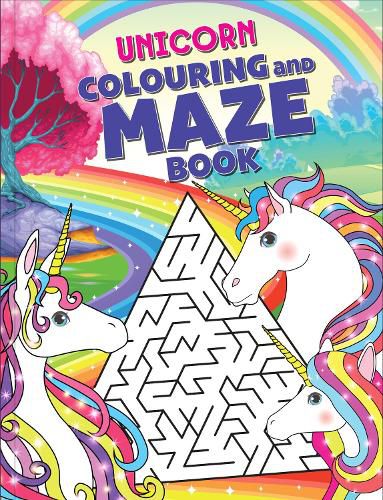 Cover image for Unicorn Colouring and Maze Book