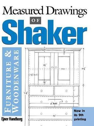 Cover image for Measured Drawings of Shaker Furniture and Woodenware