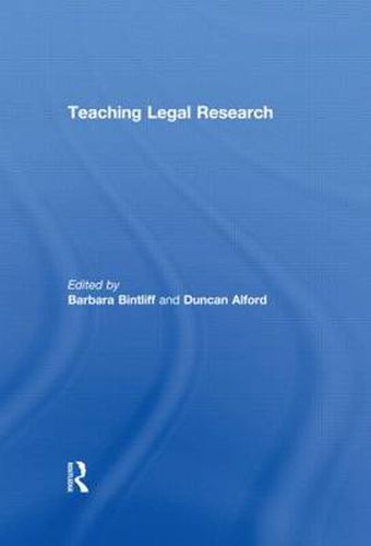 Teaching Legal Research