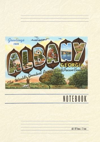 Cover image for Vintage Lined Notebook Greetings from Albany