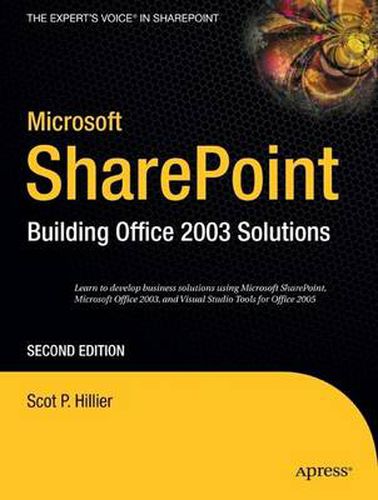 Cover image for Microsoft SharePoint: Building Office 2003 Solutions