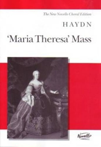 Cover image for Haydn: Maria Theresa Mass (Vocal Score)