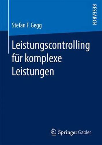 Cover image for Leistungscontrolling Fur Komplexe Leistungen