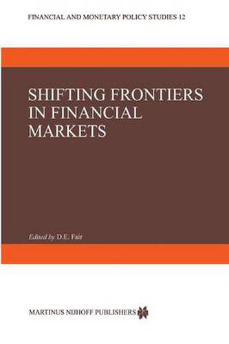 Cover image for Shifting Frontiers in Financial Markets