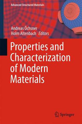 Cover image for Properties and Characterization of Modern Materials