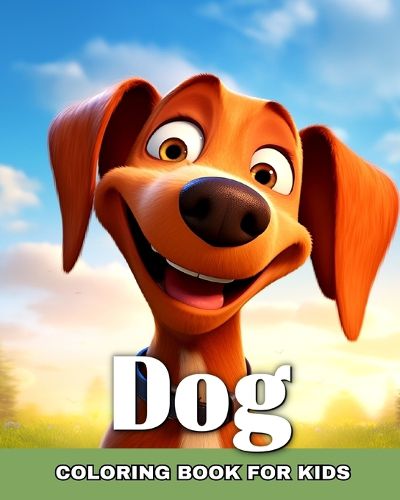 Cover image for Dog Coloring Book for Kids