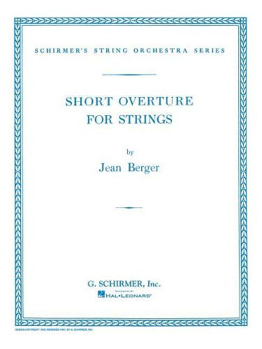 Cover image for Short Overture for Strings