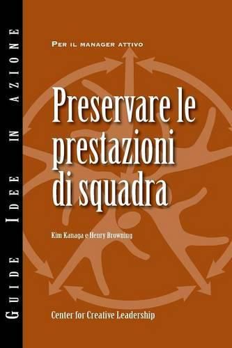 Cover image for Maintaining Team Performance (Italian)