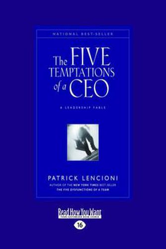 Cover image for The Five Temptations of a CEO: A Leadership Fable
