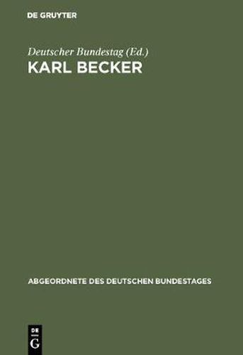 Cover image for Karl Becker