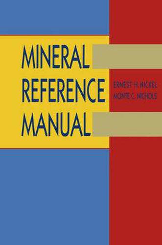 Cover image for Mineral Reference Manual