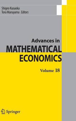 Cover image for Advances in Mathematical Economics Volume 18