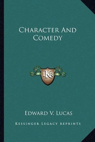 Cover image for Character and Comedy