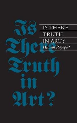 Cover image for Is There Truth in Art?