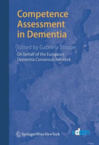 Cover image for Competence Assessment in Dementia