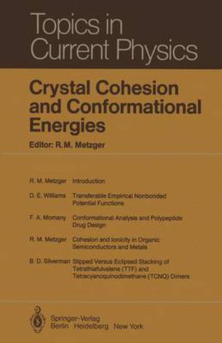 Crystal Cohesion and Conformational Energies