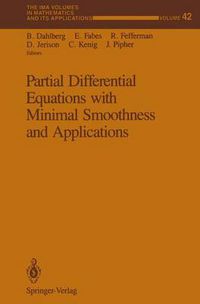 Cover image for Partial Differential Equations with Minimal Smoothness and Applications