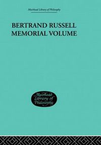 Cover image for Bertrand Russell Memorial Volume