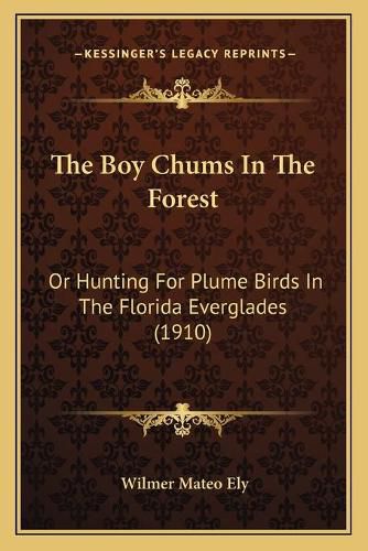 Cover image for The Boy Chums in the Forest: Or Hunting for Plume Birds in the Florida Everglades (1910)