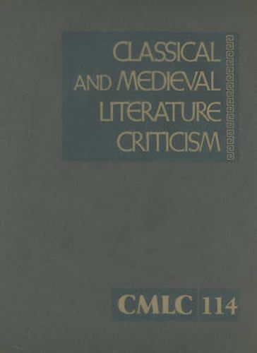 Cover image for Classical and Medieval Literature Criticism