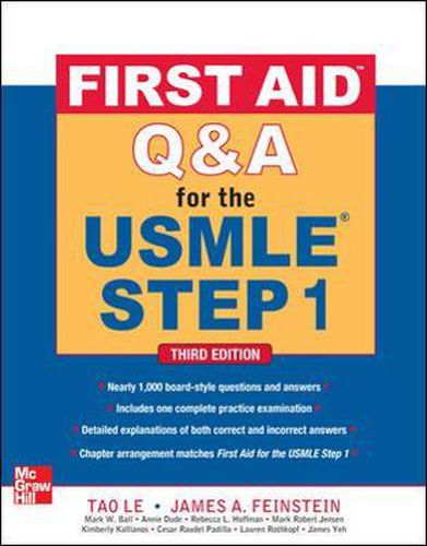 Cover image for First Aid Q&A for the USMLE Step 1, Third Edition