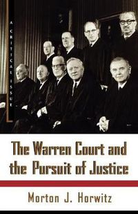 Cover image for The Warren Court and the Pursuit of Justice