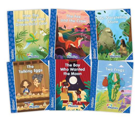 Cover image for Jolly Phonics Folktales Blue Readers (Level 4) Complete Set (1-6)