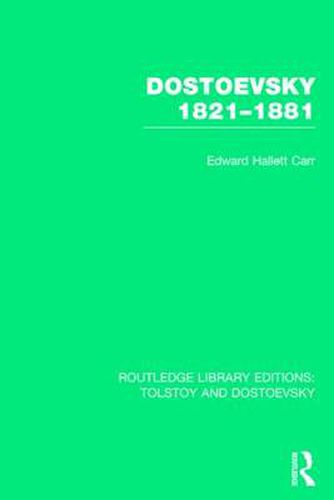 Cover image for Dostoevsky 1821-1881