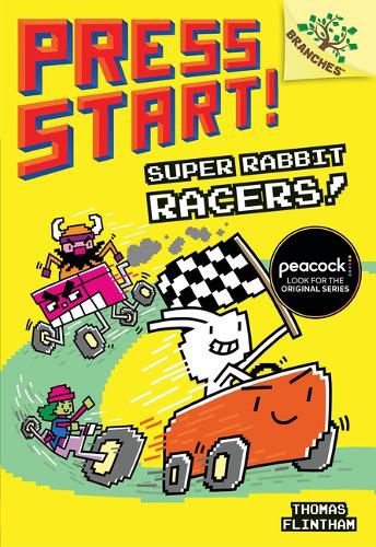 Cover image for Super Rabbit Racers!: A Branches Book (Press Start! #3): A Branches Bookvolume 3