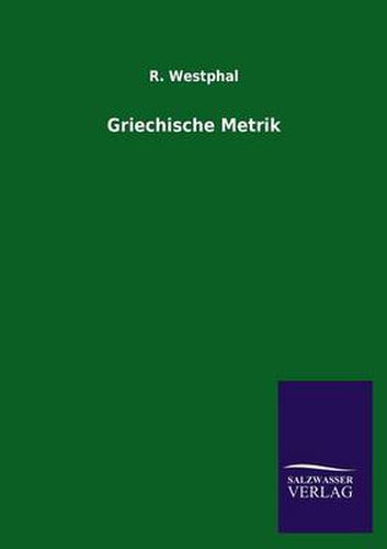 Cover image for Griechische Metrik